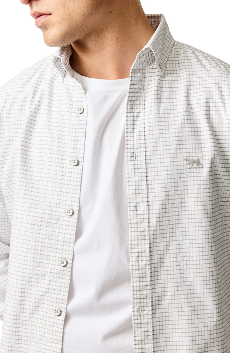 Rodd & Gunn Sports Fit Check Cotton Button-Down Oxford Shirt, Alternate, color, Pebble