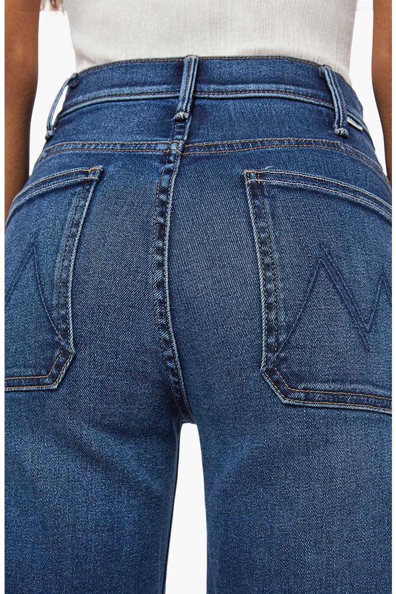 The Li'l Hustler Roller Sneak High Waist Wide Leg Jeans, Alternate, color, TAKING CHANCES
