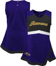 Outerstuff Girls Infant Purple Baltimore Ravens Cheer Captain Jumper Dress