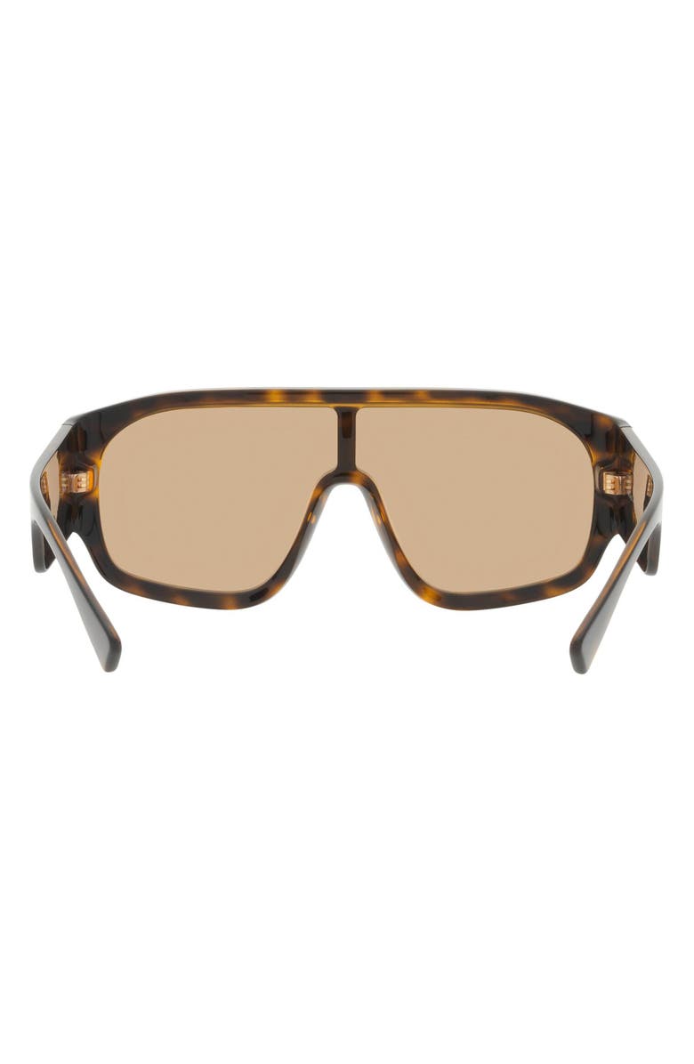 Versace 33mm Shield Sunglasses, Alternate, color, Havana