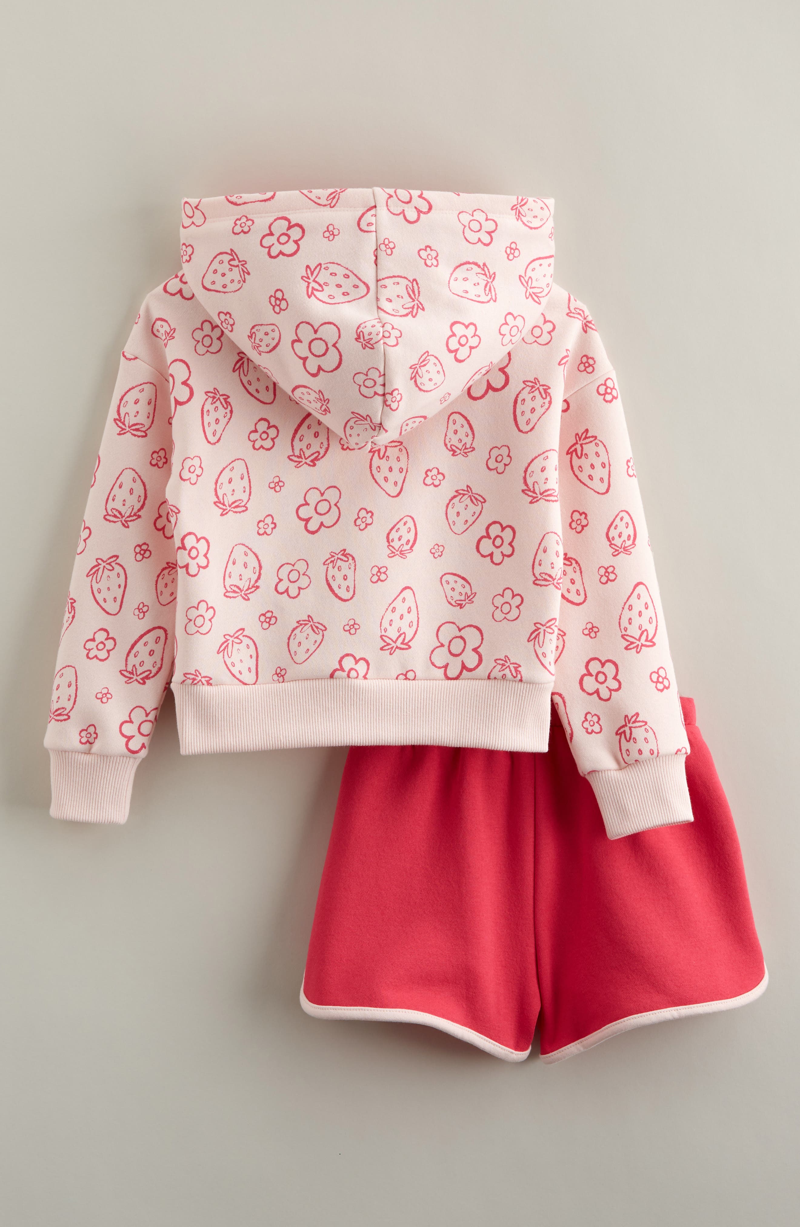 Детские Tucker + Tate Kids' Cotton Blend Fleece Hoodie & Shorts Set — фото 2