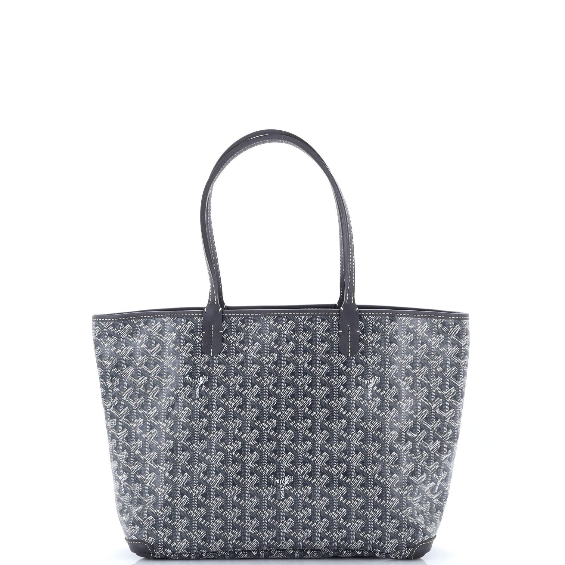 Pre-Owned Goyard Artois Tote Coated Canvas PM, Alternate, color, Gray