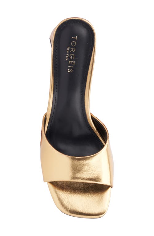 Torgeis Isadora Block Heel Slide Sandal