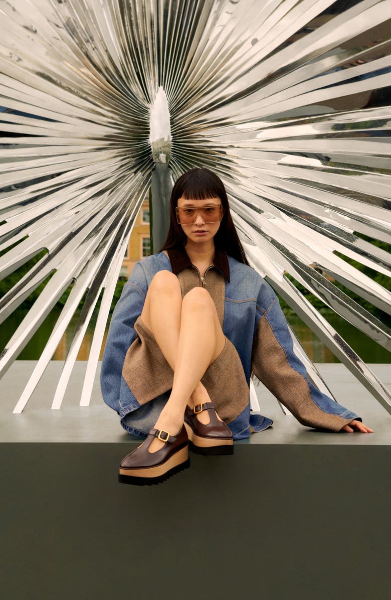 Stella McCartney Elyse Platform Mary Jane Loafer, Alternate, color,