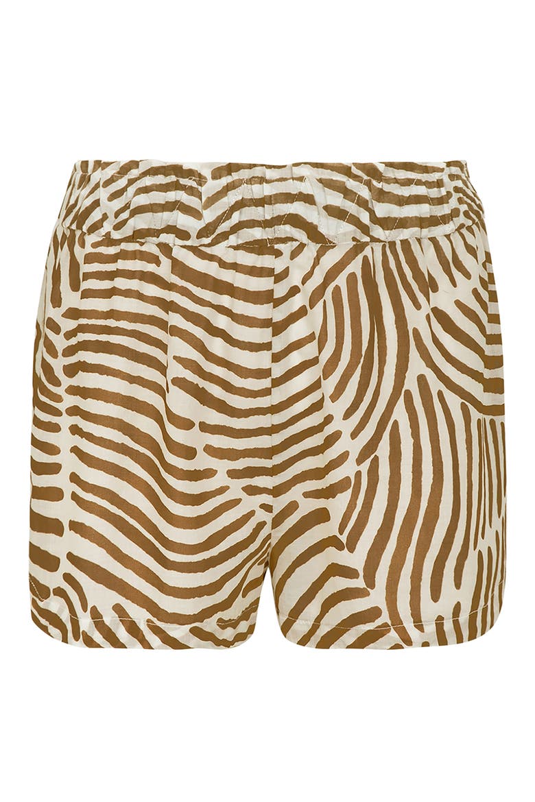 Lana Cotton Cover-Up Shorts, Alternate, color, MULTI