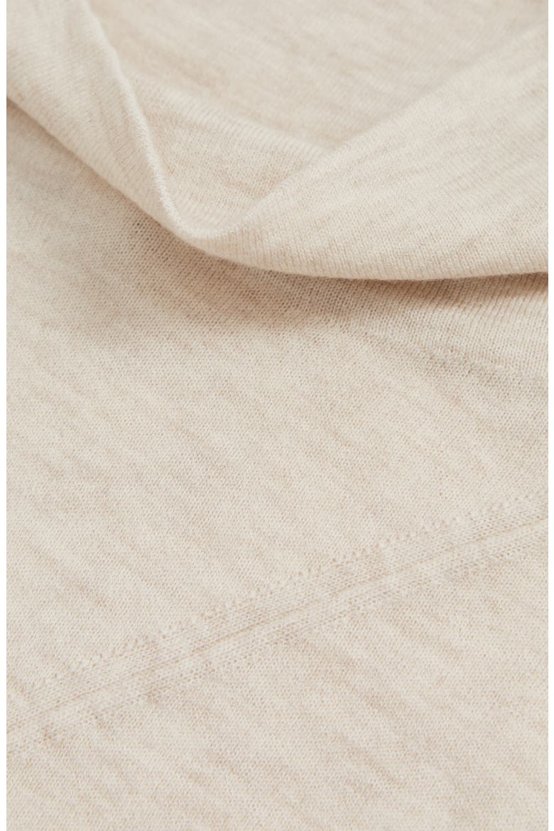 Harper Funnel Neck Sleeveless Wool Sweater, Alternate, color, STONE NEUTRAL