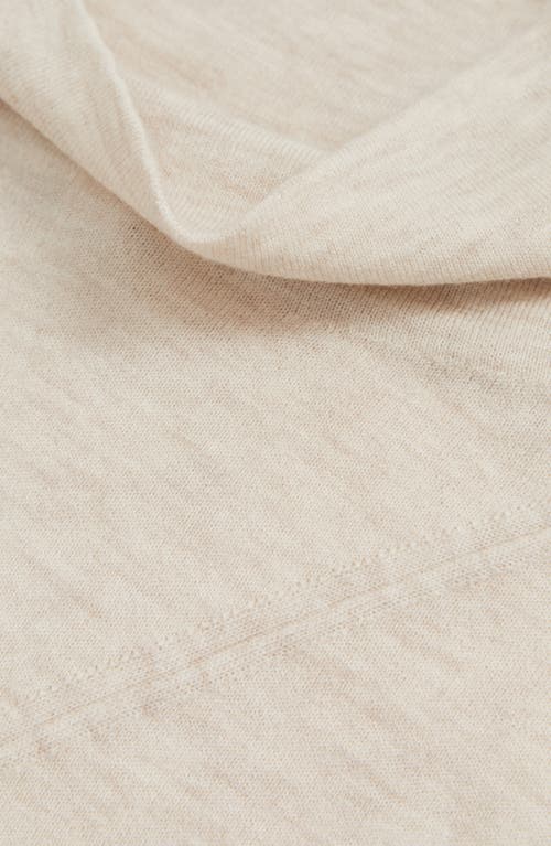 Reiss Harper Funnel Neck Sleeveless Wool Sweater In Neutral