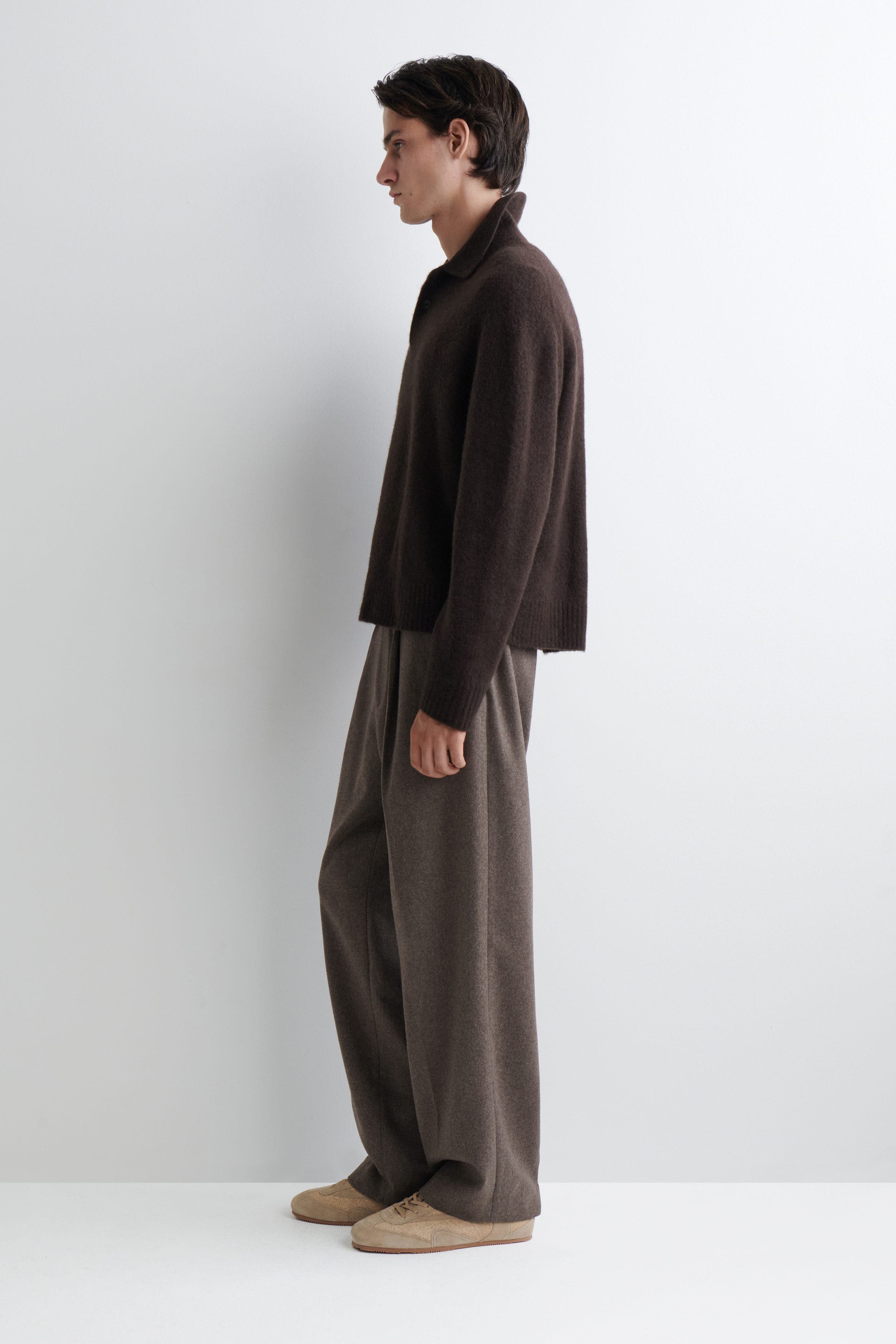 Brushed-Wool Polo Shirt - image 2