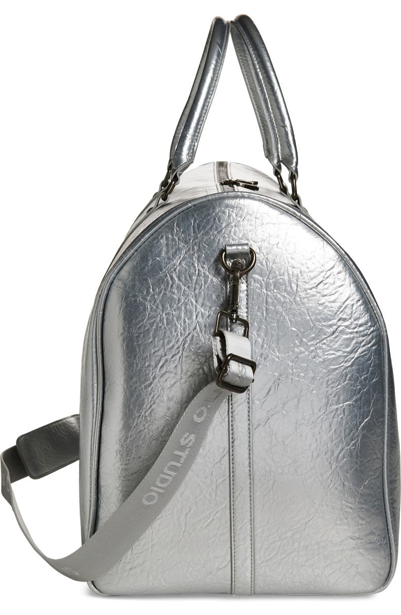 SANTO STUDIO Elly De La Cruz Silver Duffel Bag, Alternate, color, Silver