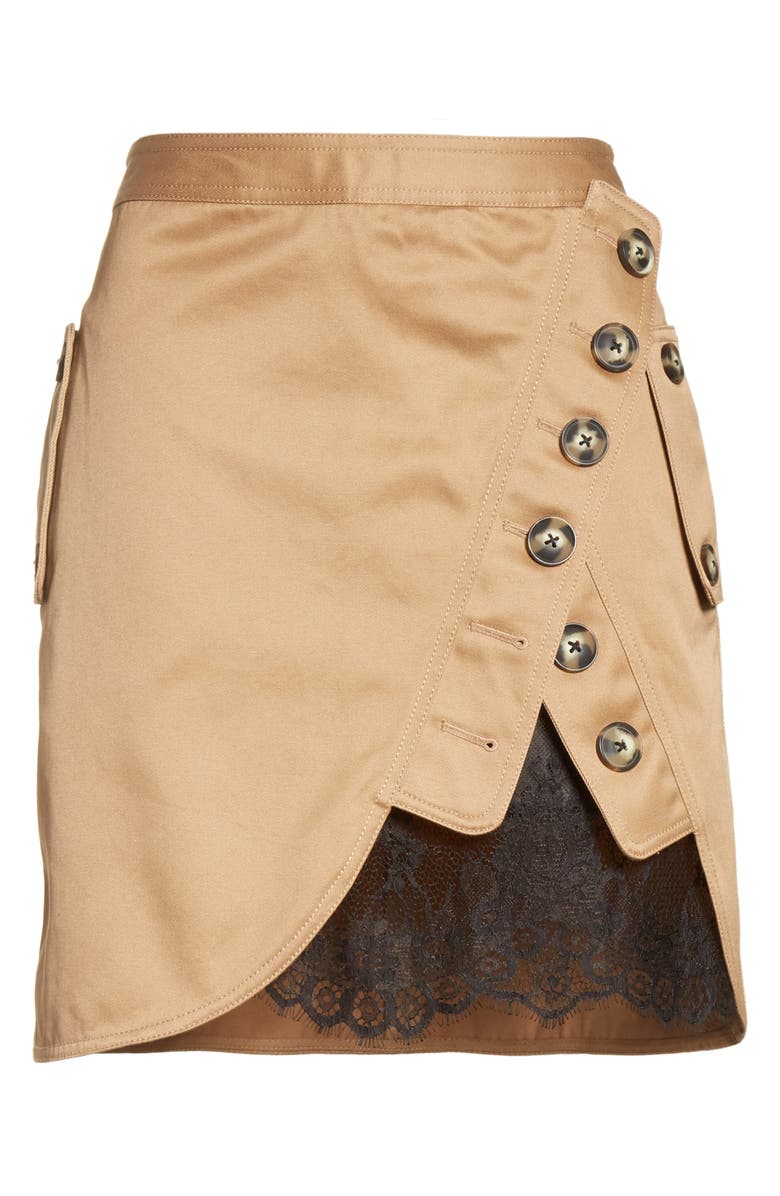 Self-Portrait Utility Miniskirt, Alternate, color,