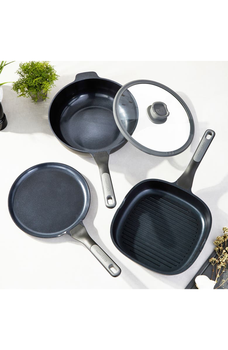 BergHOFF Leo Stone 4-Piece Cookware Set, Alternate, color, Black