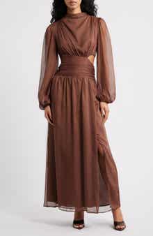 Petal & Pup Neveah Long Sleeve Maxi Dress