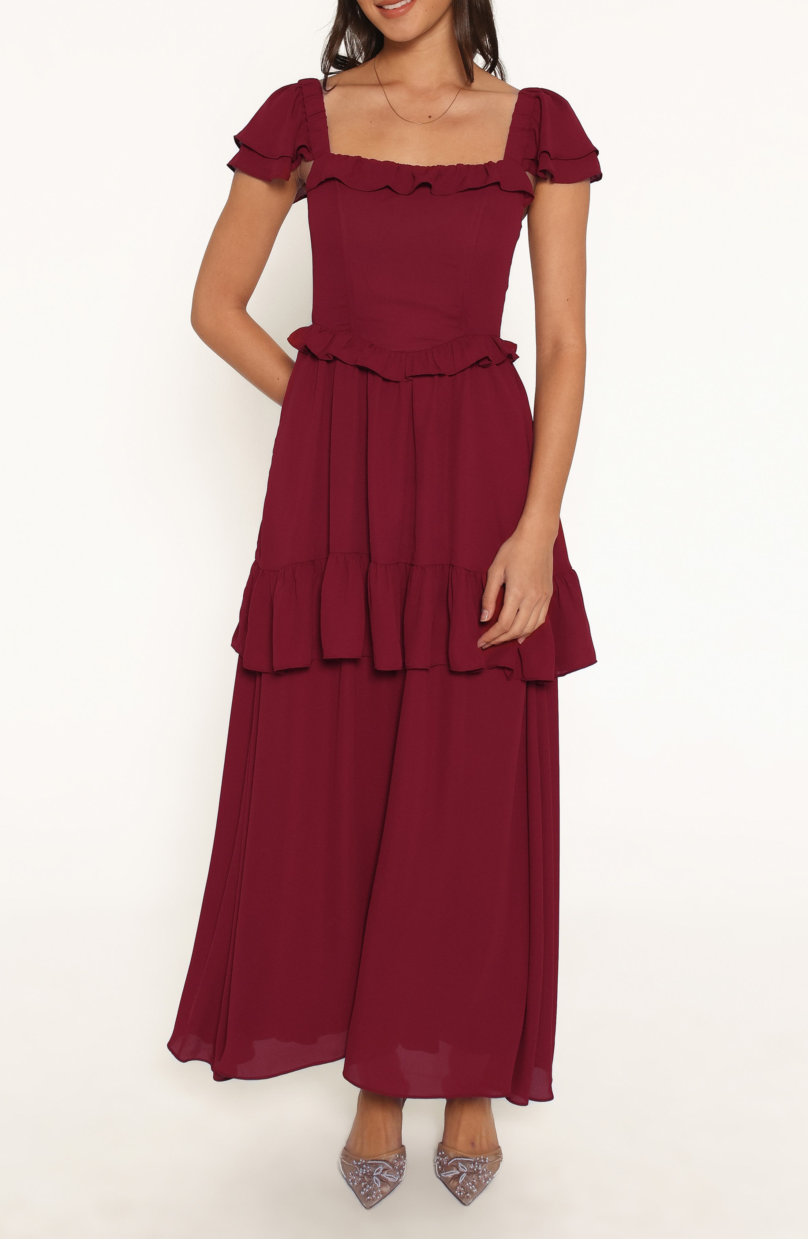 selected BURGUNDY