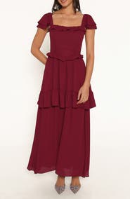 Petal & Pup Delavine Ruffled Maxi Dress