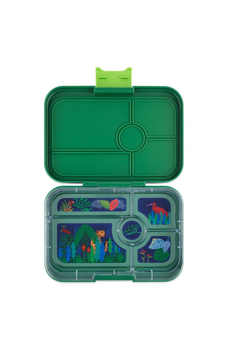 Yumbox Tapas Bento-Style Leakproof Lunch Box 5 Compartments, Alternate, color, Palm Green