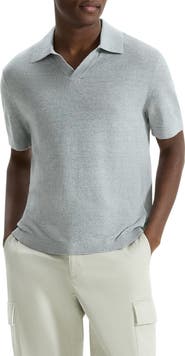 Theory Brenan Linen Blend Polo