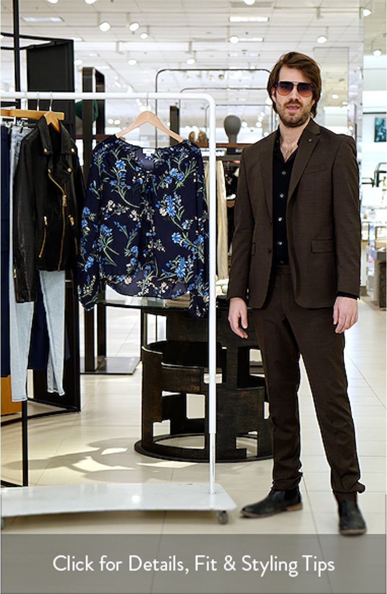 Floral Print Pintuck Top, sales video thumbnail