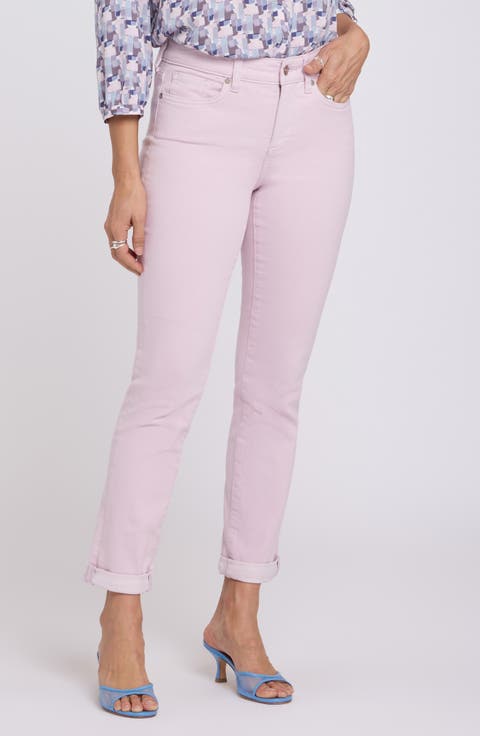 Sheri Slim Ankle Jeans (Optic White)