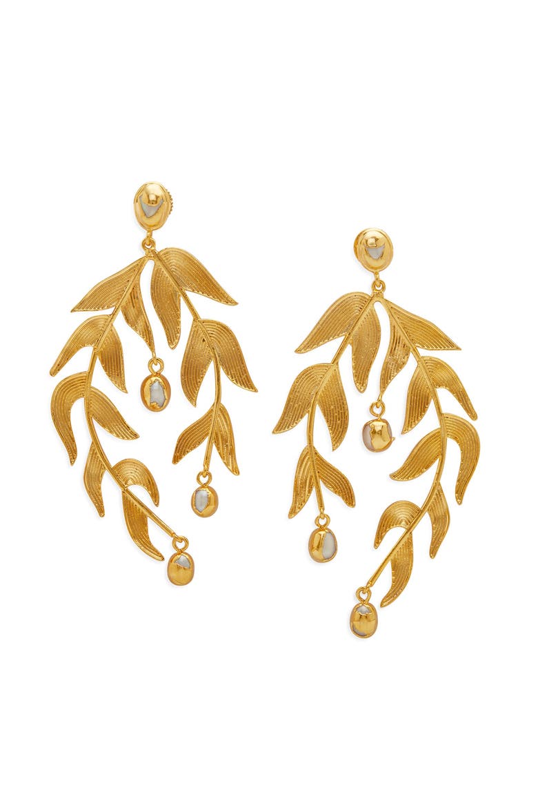 SOOKI CHANDELIER EARRINGS, Main, color, Gold Plated