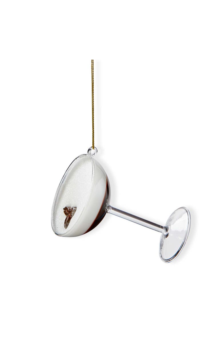tag Espresso Martini Glass Ornament Multicolor Christmas Decor, Main, color, Multicolored