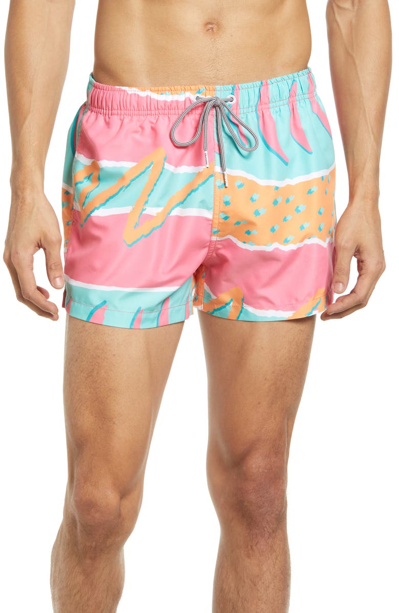 Boardies Print Swim Trunks, Main, color, Multi