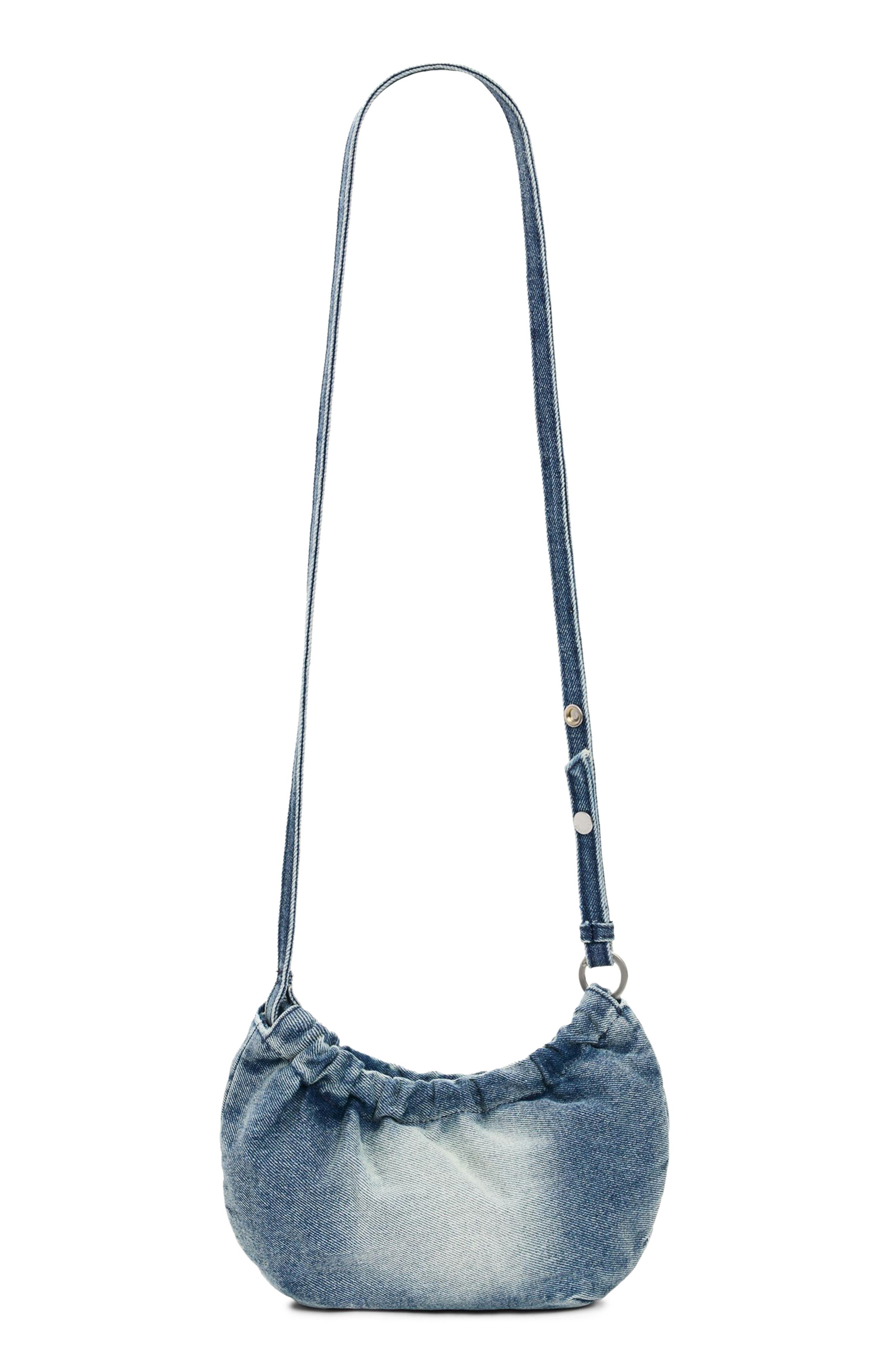 Desigual Denim Shoulder Bag, Alternate, color, Light Blue