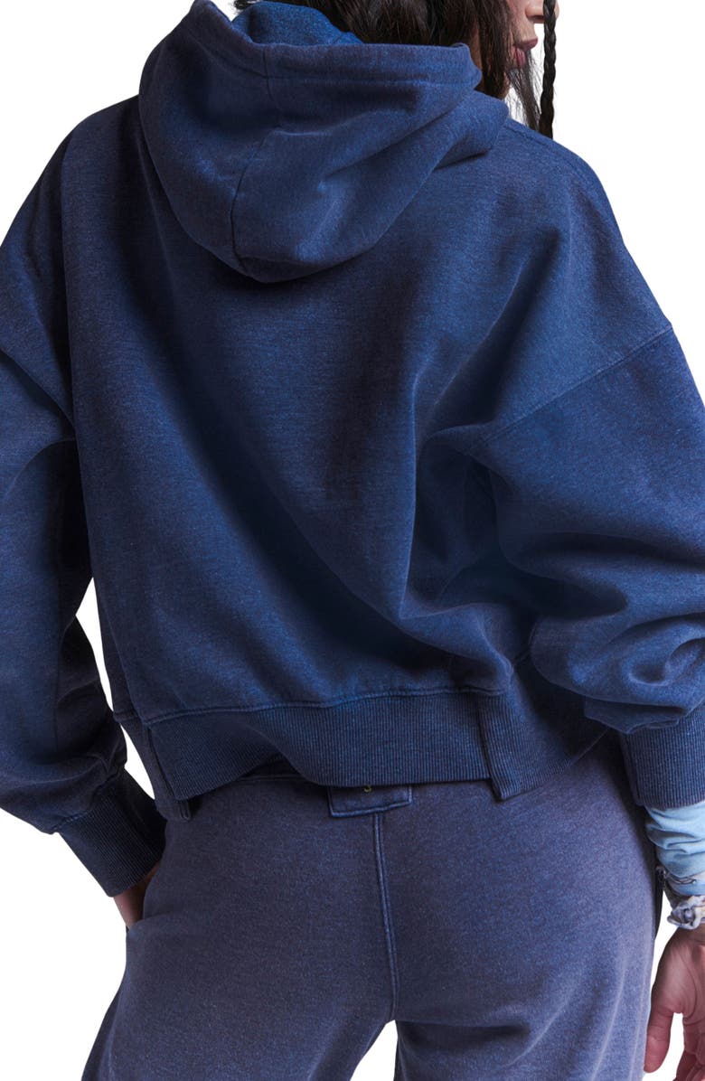 Free People Sand Washed Undefeated Hoodie & Joggers Set, Alternate, color, Midnight Navy