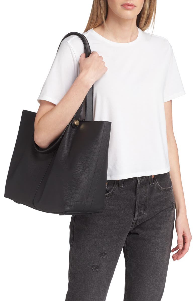 AllSaints Allington Tote, Alternate, color,