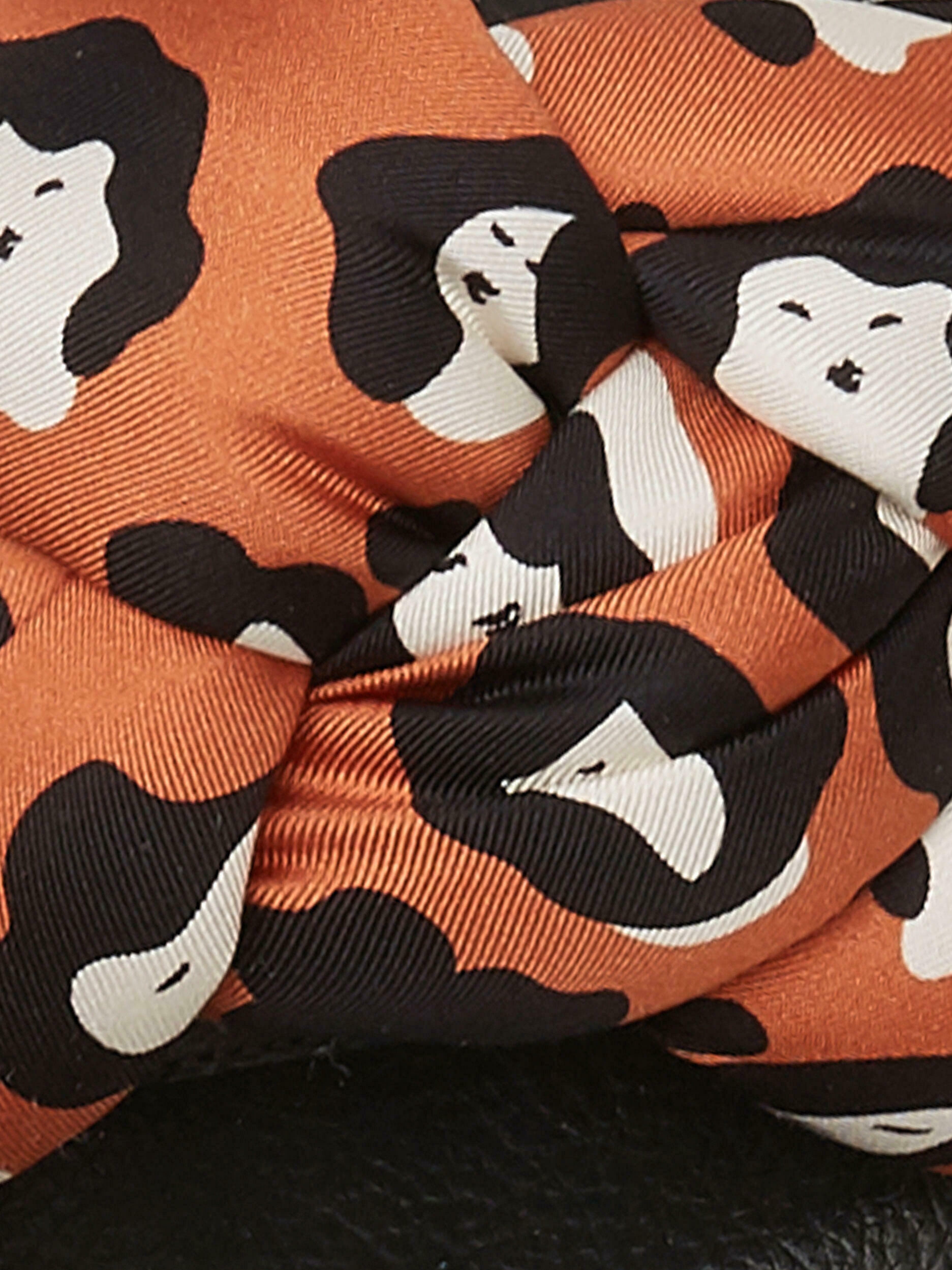 La DoubleJ Treccia Slides Lady Leopard Orange, Alternate, color, 