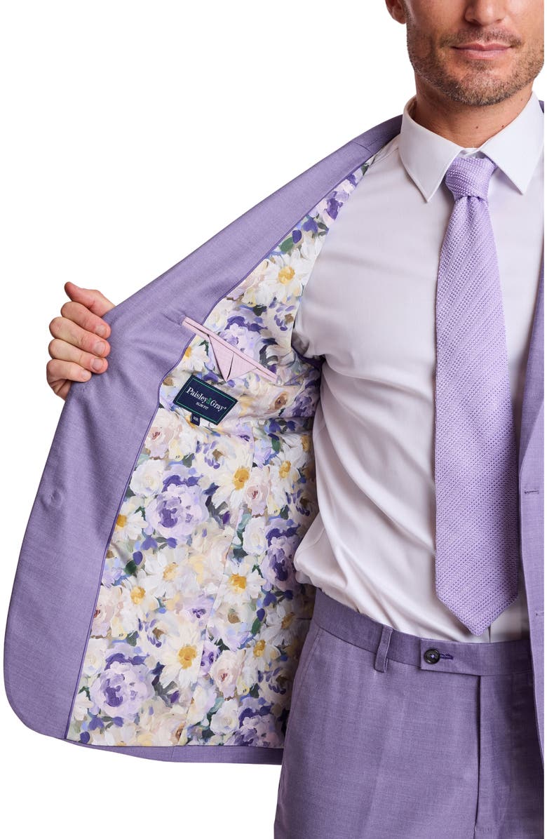 PAISLEY & GRAY Dover Slim Fit Sport Coat, Alternate, color, Lavender Shark