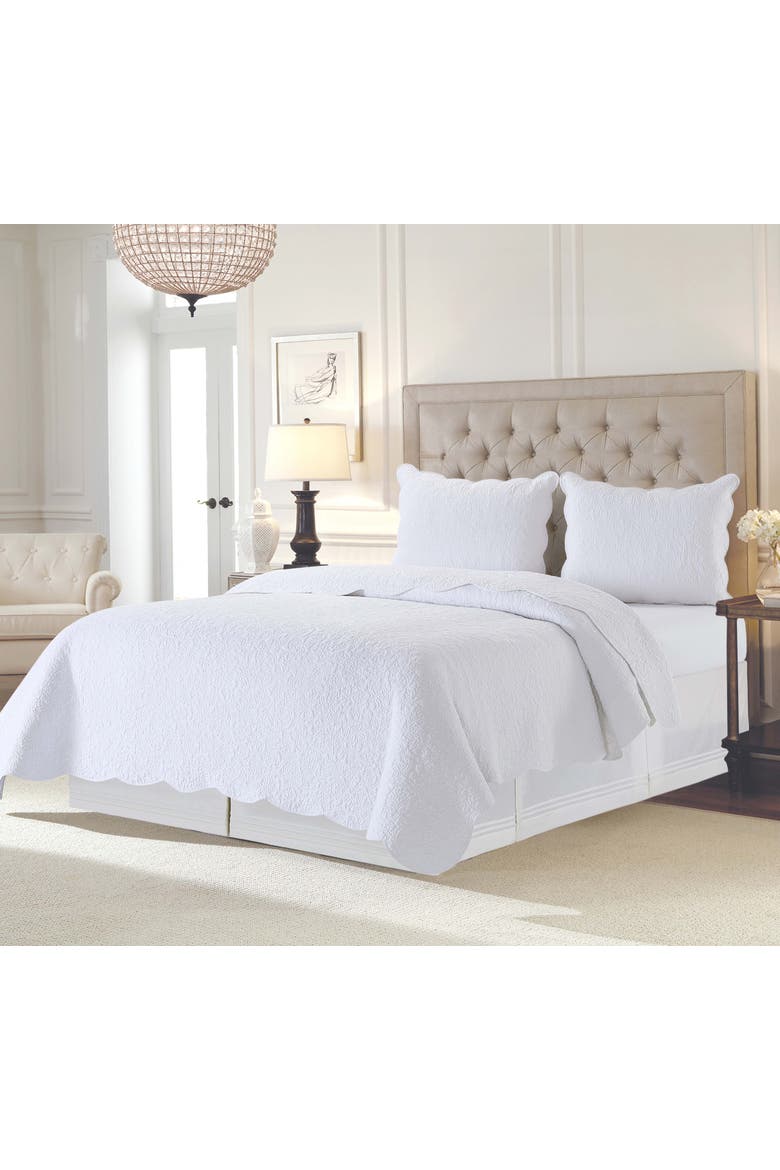 Christiana White Quilt Bedding Collection, Main, color, White