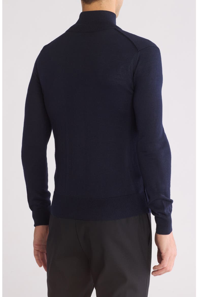 Amac Stand Collar Zip-Up Jacket, Alternate, color, DK BU