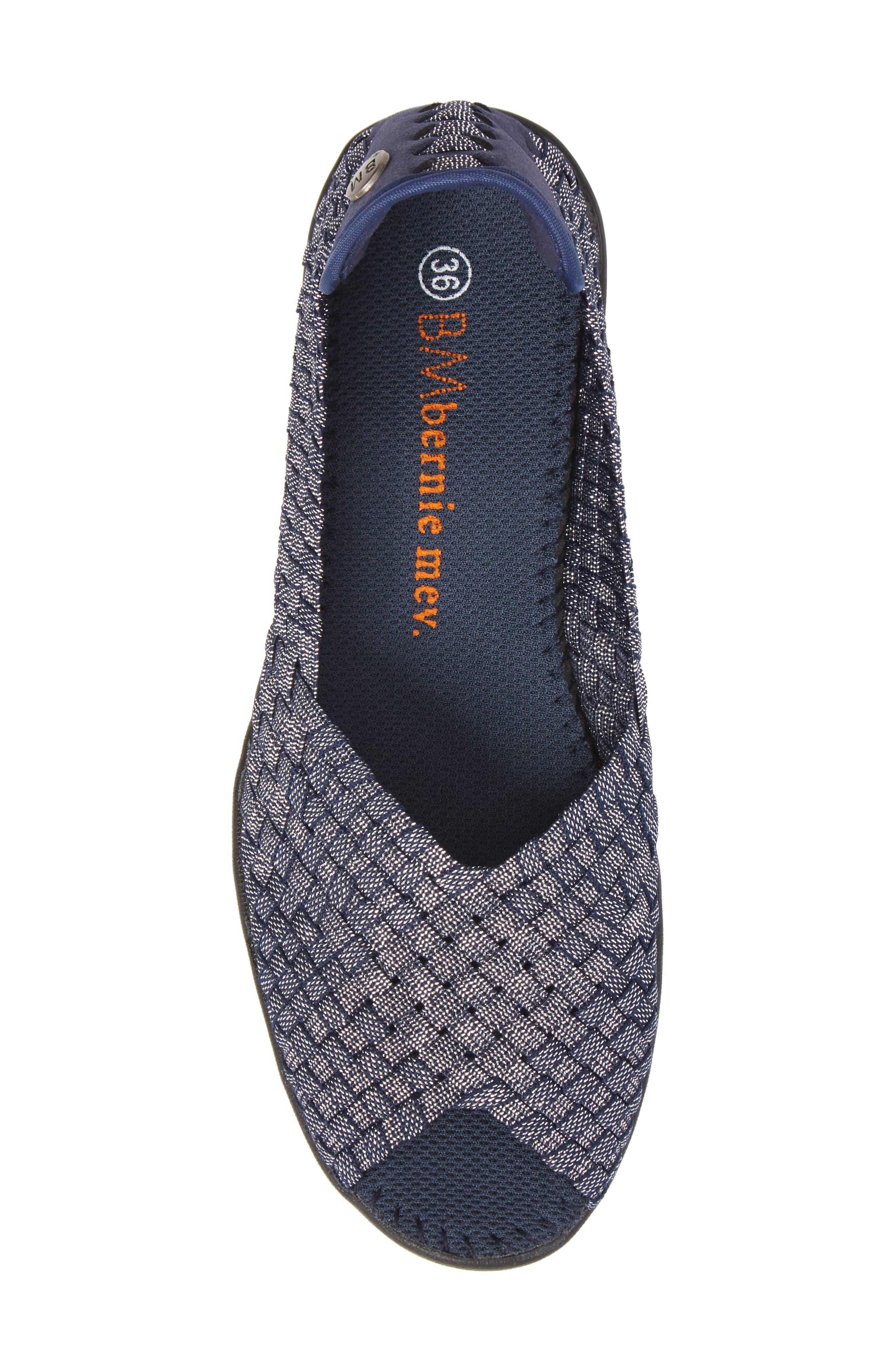 Dream Flat, Alternate, color, NAVY SHIMMER FABRIC
