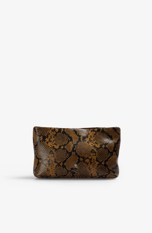 Scalpers Snake Bag In Brown