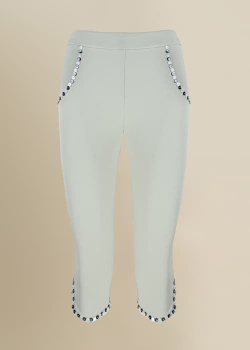 Contessa Mills Benjamin Soft Stretch Cropped Capri Pant In White