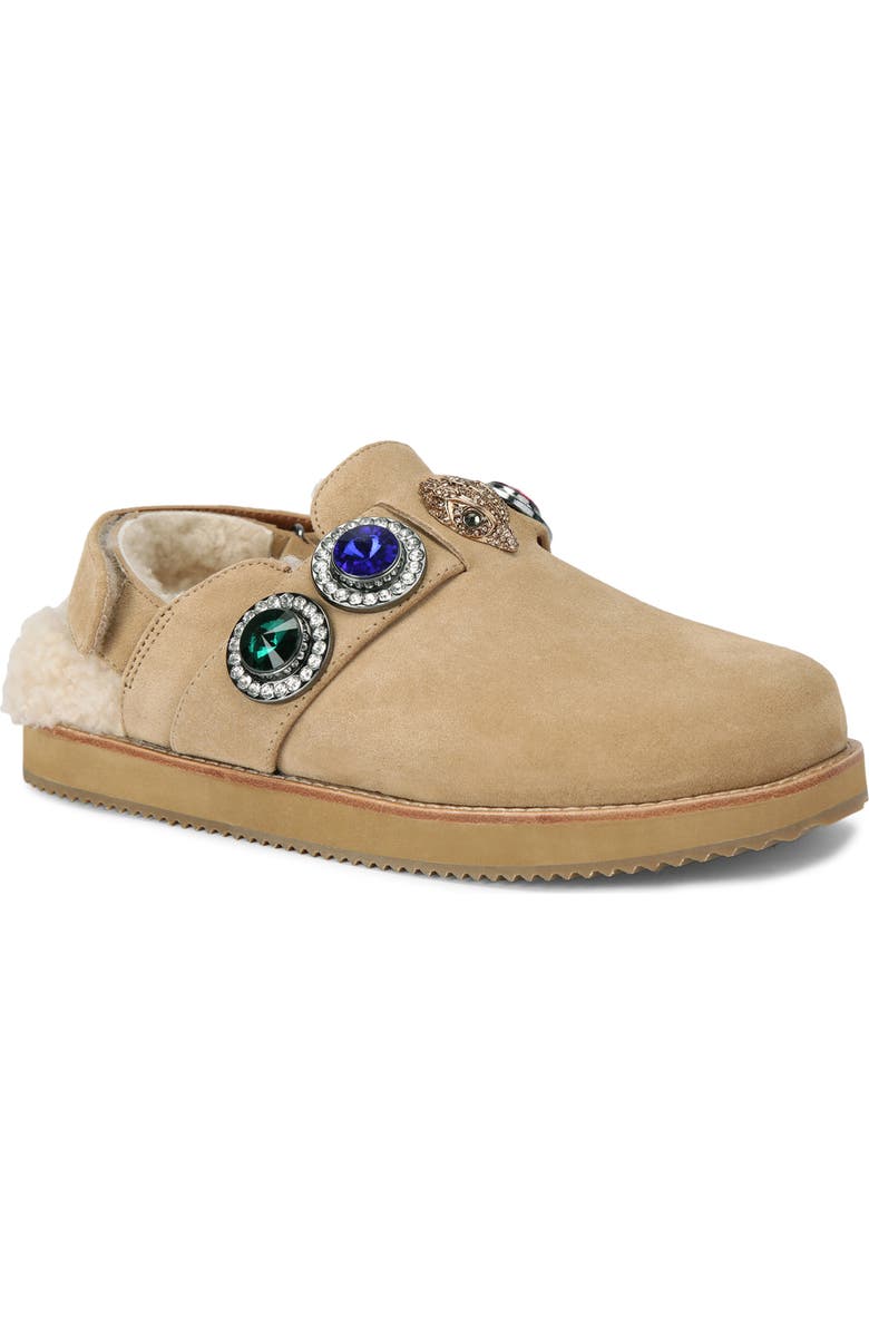 Kurt Geiger London Octavia Genuine Shearling Lined Clog, Main, color,