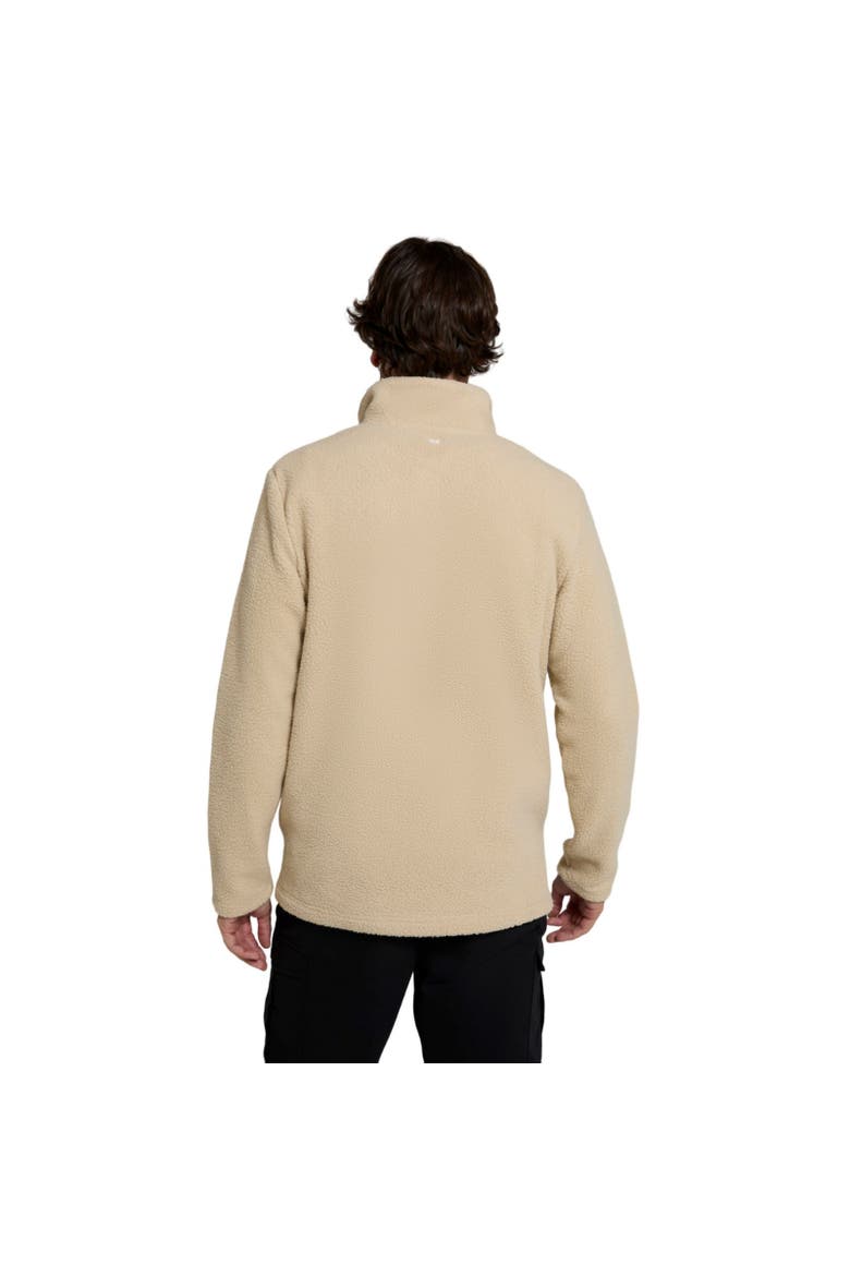 Ted Borg Half Zip Fleece Top, Alternate, color, Beige