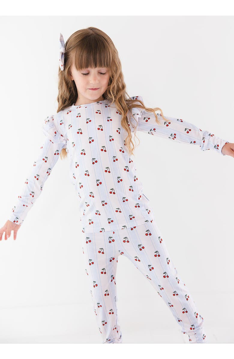 Charlie Lou Baby<sup>®</sup> Ruffle Pajama Set, Alternate, color, Multicolored