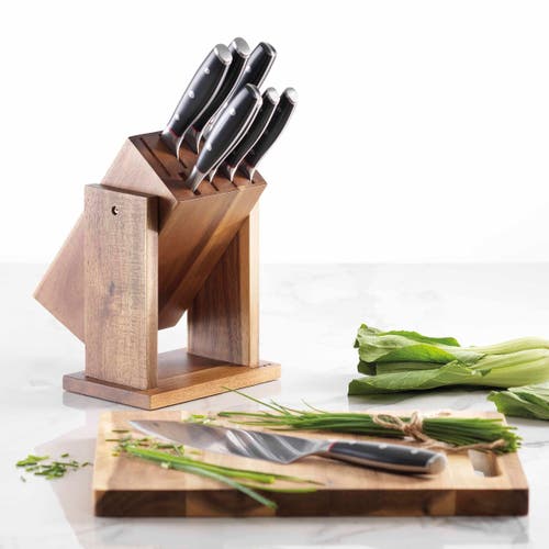 Cuisine::pro Iconix Drenhen 9pc Knife Block Set In Brown