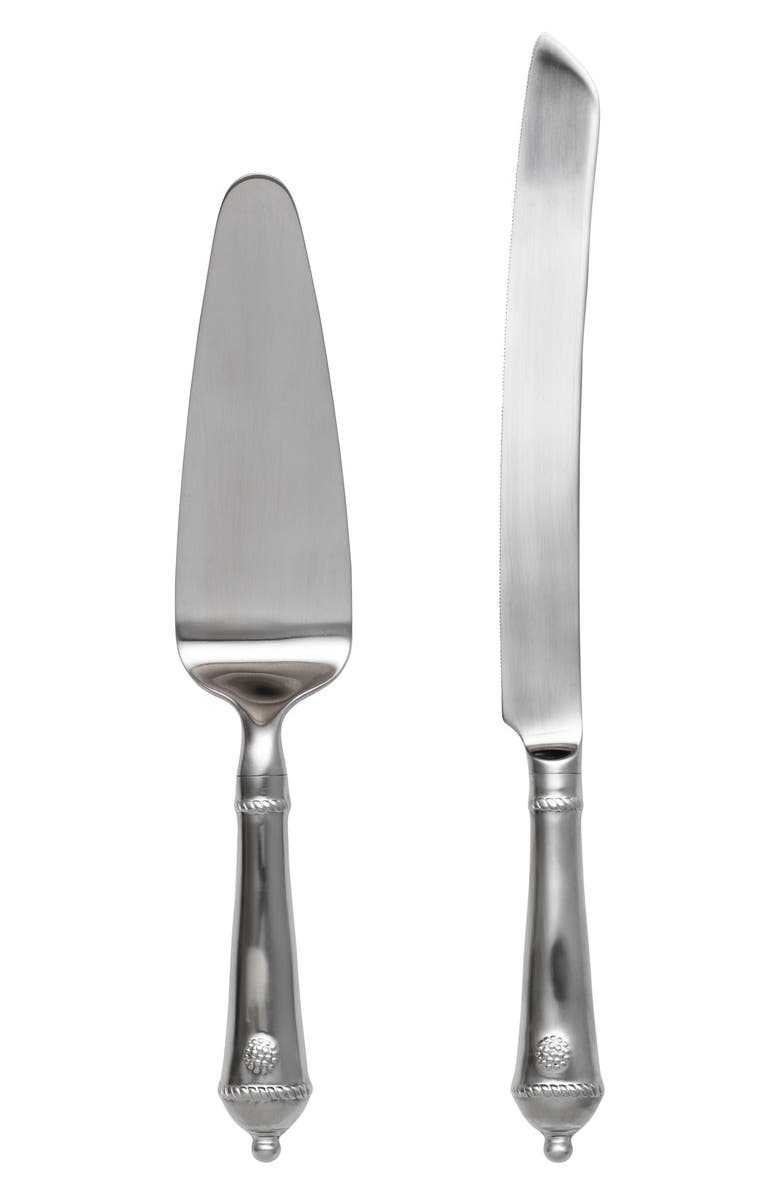 Juliska 'Berry and Thread' 2-Piece Cake Serving Set, Main, color,