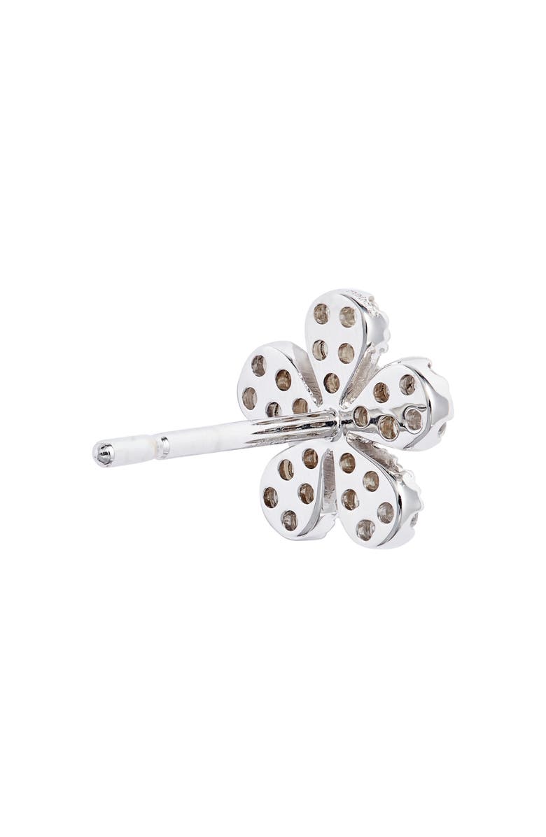 Meira T Diamond Pavé Flower Stud Earrings, Alternate, color,