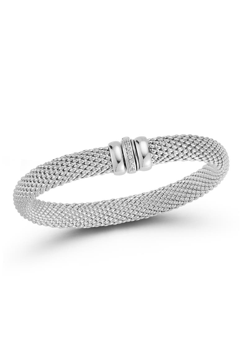 Popcorn Bracelet, Main, color, SILVER