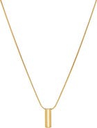 MARLYN SCHIFF Waterproof Cylinder Pendant Necklace