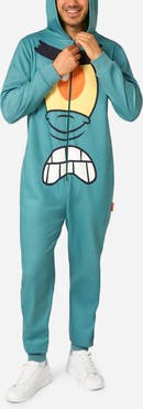OppoSuits SpongeBob SquarePants™ Plankton Hooded Fleece Costume Jumpsuit