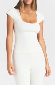 SKIMS Scoop Neck Top