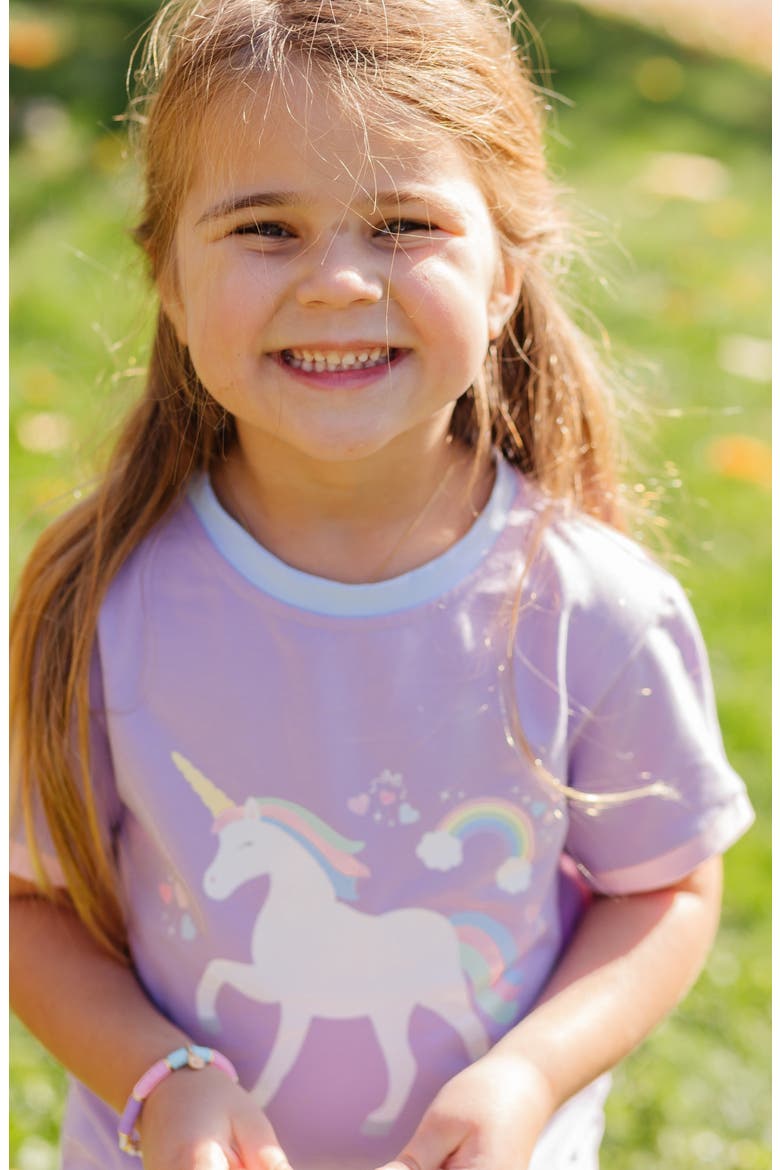 Unicorn Sparkle T-Shirt, Alternate, color, Purple