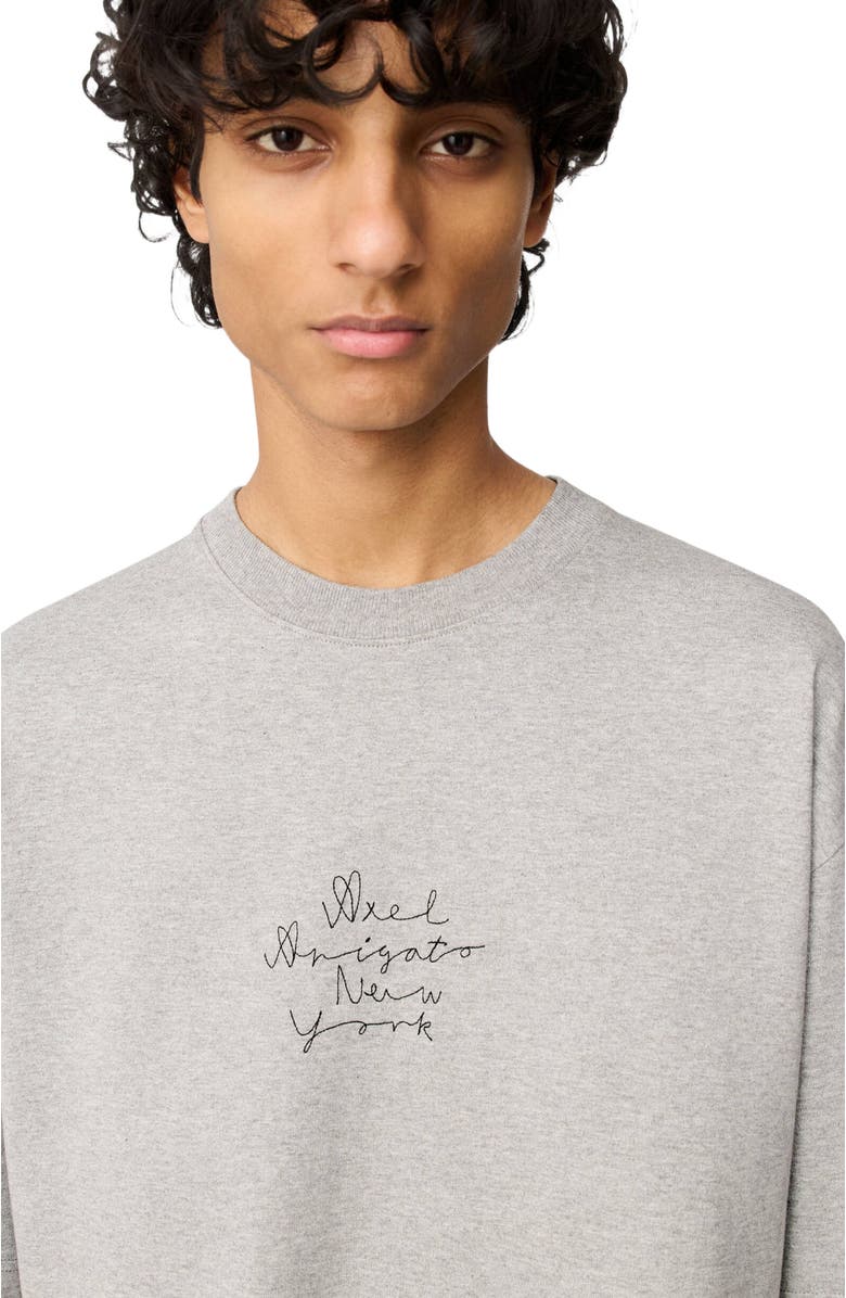 Axel Arigato New York City T-Shirt, Alternate, color, Grey Melange