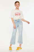 KanCan Evie High Rise Cropped Flare Jeans