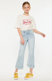 KanCan Evie High Rise Cropped Flare Jeans