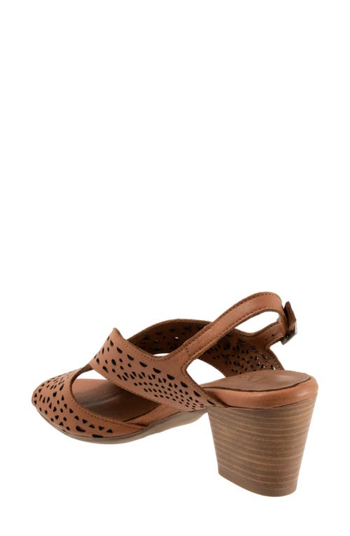 Bueno Caroline Slingback Sandal In Dark Tan